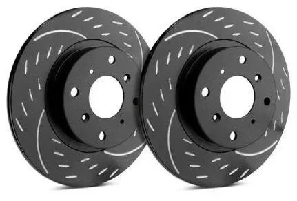SP Performance Diamond Slotted Rear Brake Rotors | 2018-2020 Kia Stinger 3.3L (D18-0041/P/BP)