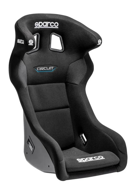 SPARCO Circuit QRT Competition Racing Seats (Black) Fiberglass- 008019RNR