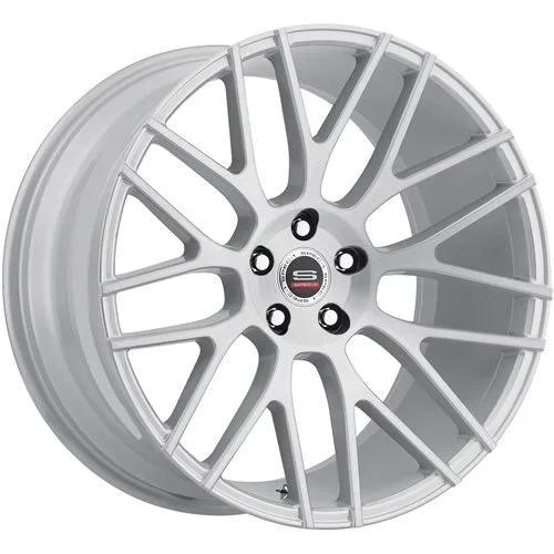 Spec-1 Wheels SPL-201 Silver w/ Machined Spoke Faces 24×9 | Blank (SPL20124904015SB)