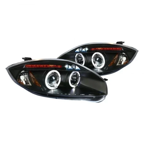 Spec-D Projector Headlights Mitsubishi Eclipse 4G (06-11) w/ LED Halo – Black or Chrome