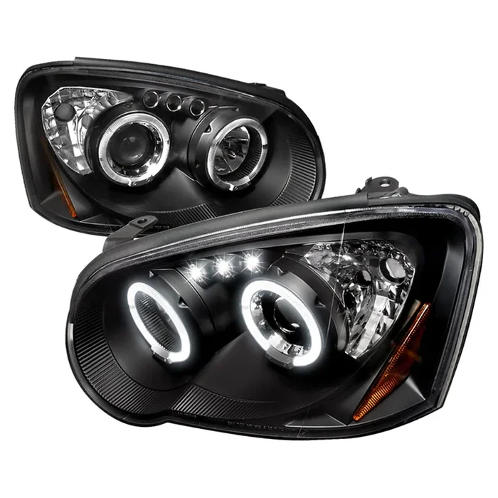 Spec-D Projector Headlights Subaru WRX / Outback (04-05) Dual Halo LED – Black or Chrome