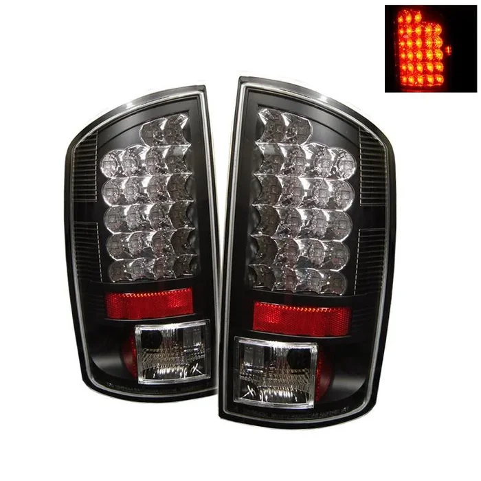 Spyder Auto Dodge Ram 07-08 1500 / Ram 06-09 2500/3500 LED Tail Lights – Black