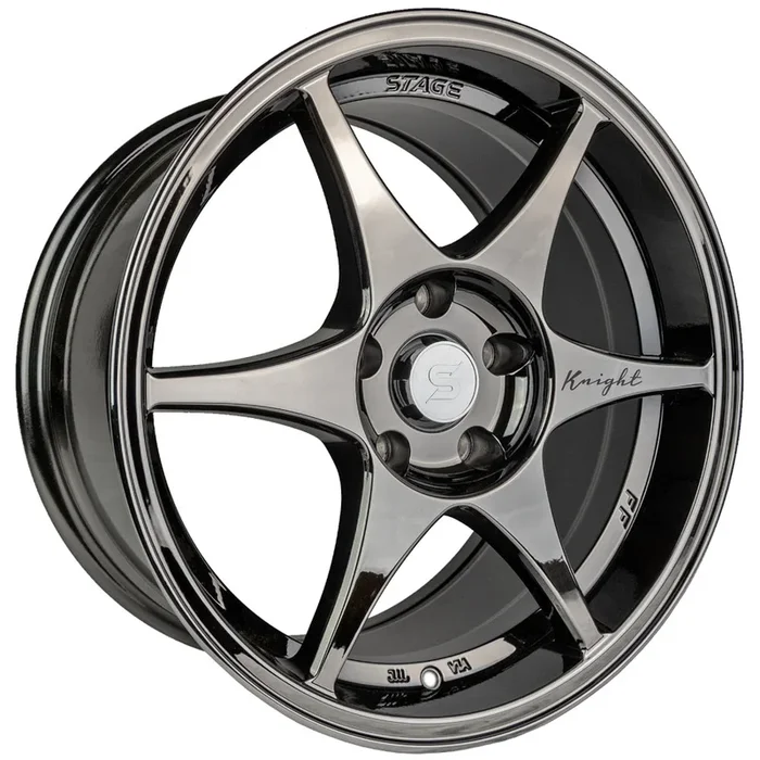 Stage Wheels Knight Black Chrome 18×9.5 | 5×114.3 (KNI3522513)