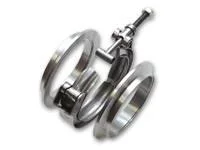 Stainless Steel V-Band Flange Female for 2.25 ” O.D. Tubing by Vibrant Performance
