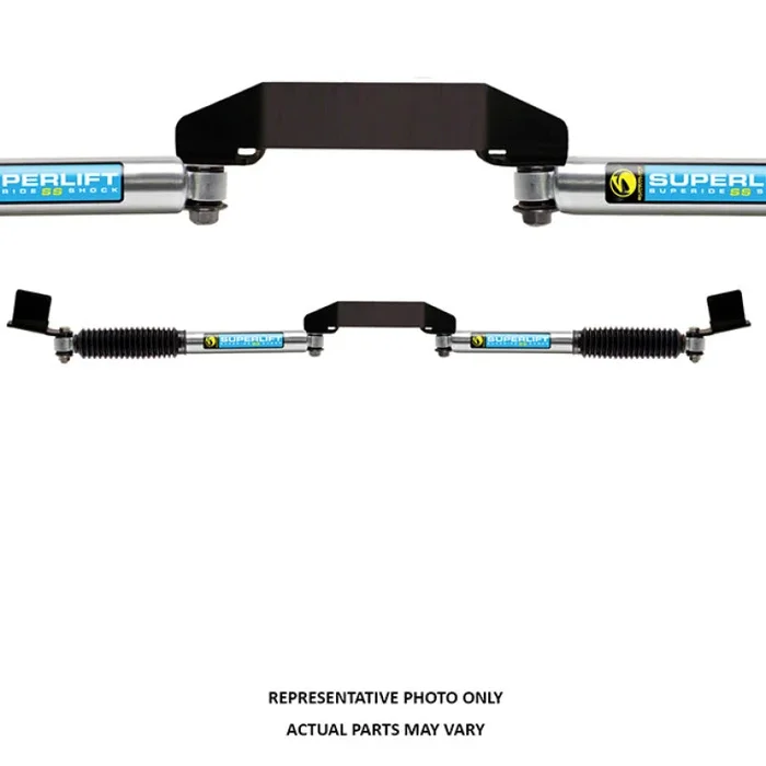 Superlift 03-08 Dodge Ram 2500/3500 4WD Dual Steering Stabilizer Kit – SR SS by Bilstein (Gas)