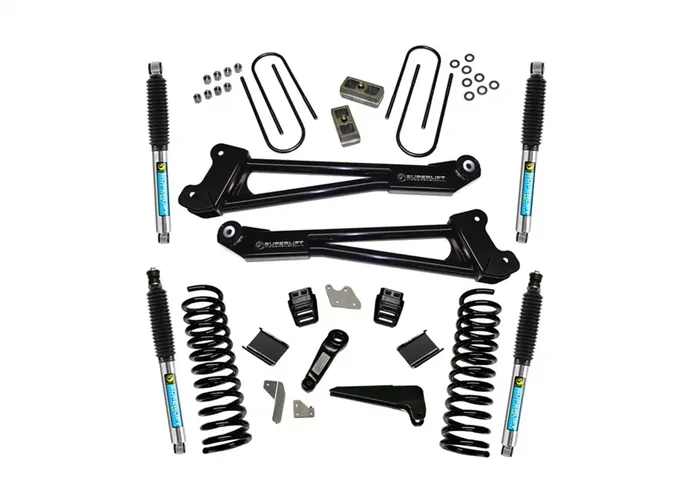 Superlift K144B 4 Lift Kit-13-18 Ram 3500 4WD-Diesel – Replacmnt Radius Arms w/ Bilstein Shocks