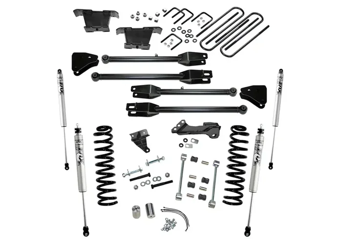 Superlift K233F 4 Lift Kit w/ FOX Shocks – 08-10 F250/350 4WD Diesel 4-Link Arms