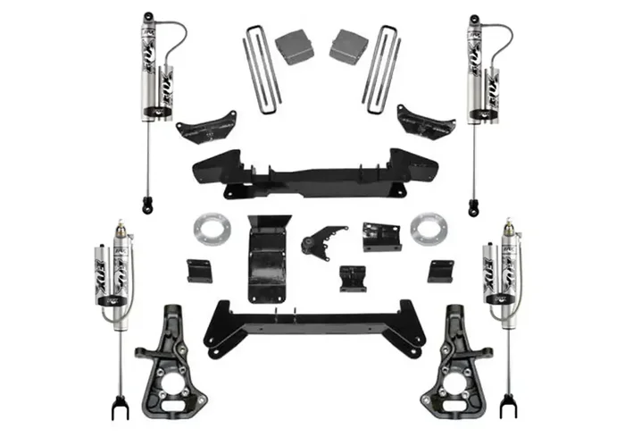 Superlift K860FX 6 Lift Kit w/ FOX Shocks – 01-10 Silv/Sierra 2500HD/3500HD 4WD Knuckle