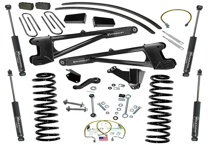 Superlift K979 8 Lift Kit – 05-07 F250/F350 4WD Dsl w/ Replacement Radius Arms SL Shocks