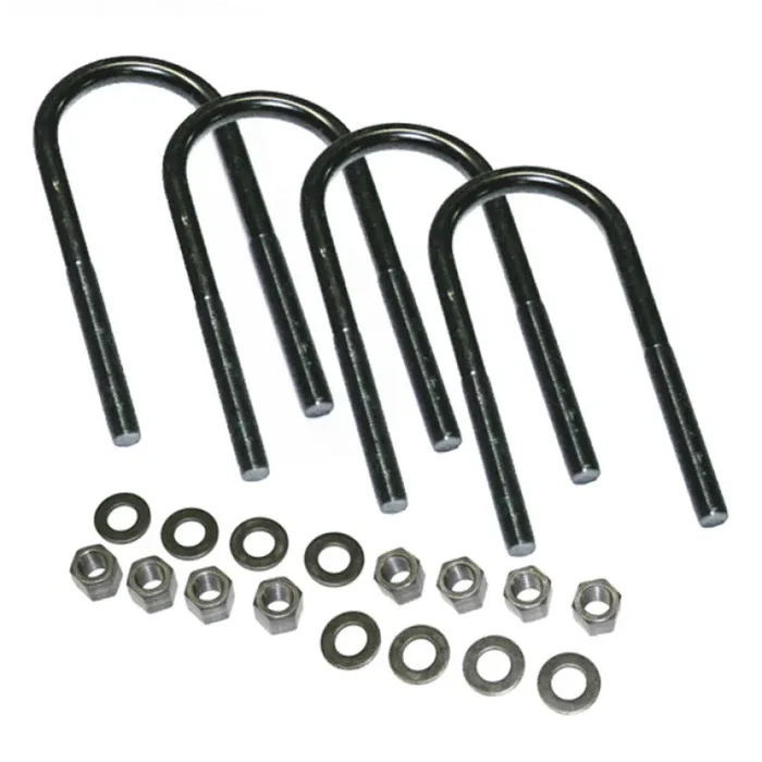 Superlift U-Bolt 4 Pack 9/16×3-1/8×12 Round w/ Hardware