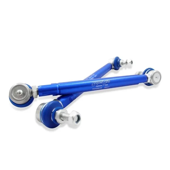 SuperPro Front Sway Bar Link Kit – Heavy Duty Adjustable | Multiple BMW Fitments (TRC10200)