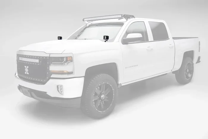 T-Rex Z362081 Hood Hinges LED Light Bar Mounts – By A Pillar Pod Style