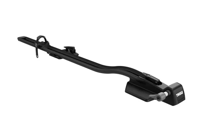 Thule FastRide Fork-Mount Roof Bike Rack (For Quick-Release Bikes/Adapter Req. for Thru-Axle) – Blk
