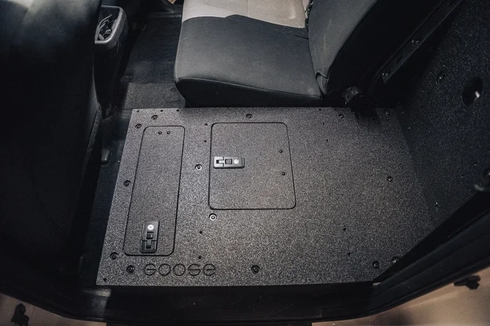 Toyota Tacoma 2005-2023 2nd and 3rd Gen Double Cab Version 2 – Second Row Seat Delete Plate System