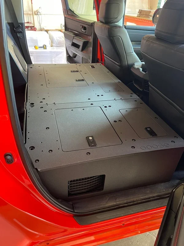 Toyota Tundra 2022-Present 3rd Gen. CrewMax – Second Row Seat Delete Plate System