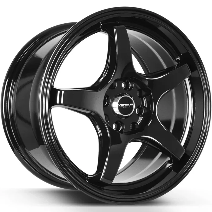 Versus Racing VS005 Gloss Black 17×8 | 4×100/4×114.3 (VS0051788H/114.3+40BLACK)
