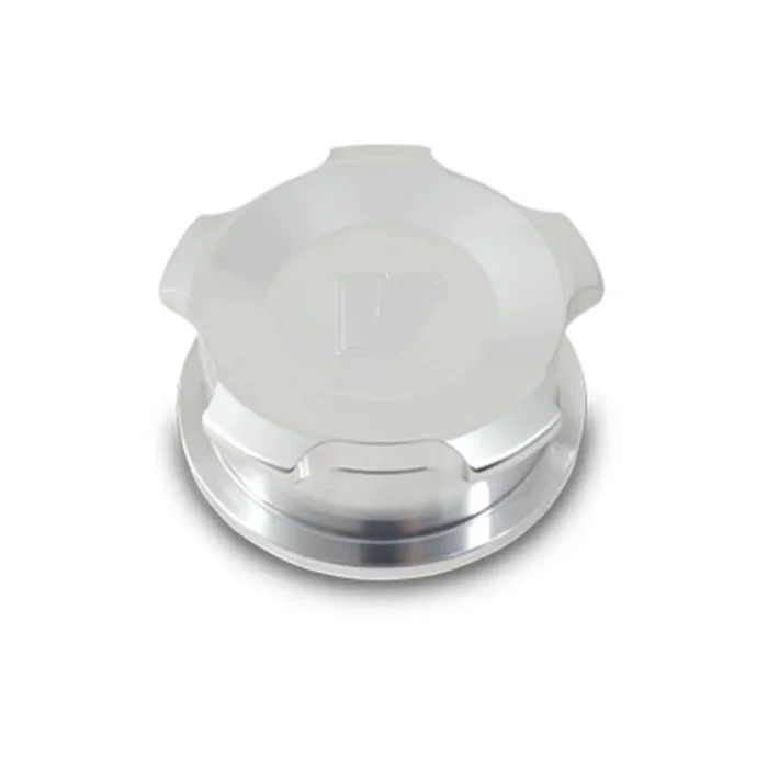 Vibrant 2in OD Aluminum Weld Bungs w/ Polished Aluminum Threaded Cap (11290)
