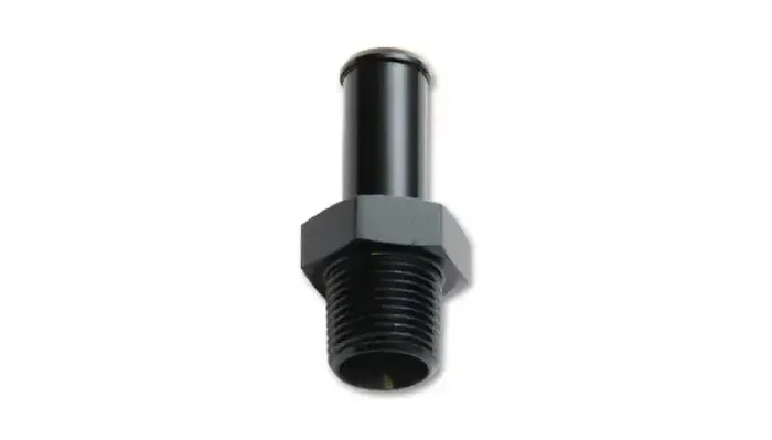 Vibrant 3/4in NPT to 3/4in Barb Straight Fitting – Aluminum