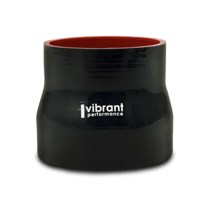 Vibrant 4 Ply Reducer Coupler – 4in ID x 4.25in ID x 4.5in Long – Black (19746)
