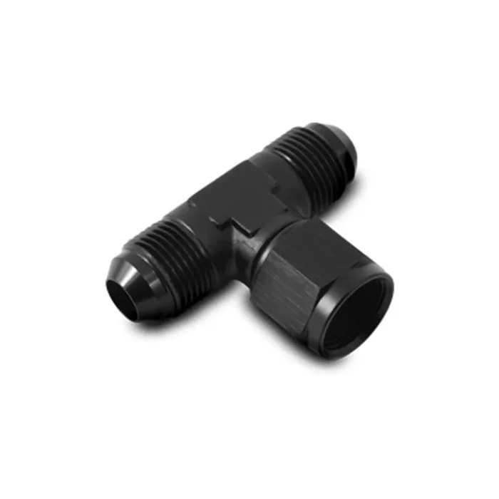 Vibrant -6AN Tee Fitting with Female -6AN Swivel On Side (10792)