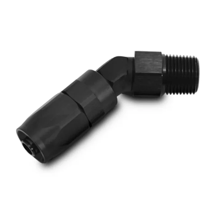 Vibrant -8AN Male NPT 45Degree Hose End Fitting – 1/4 NPT (26403)