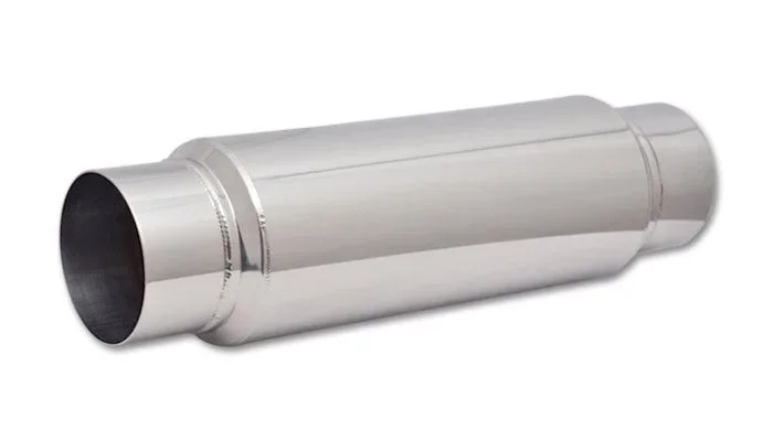 Vibrant Bottle Style Resonator (Large – 4 ” Inlet/Outlet 18 ” Long) Stainless 17960