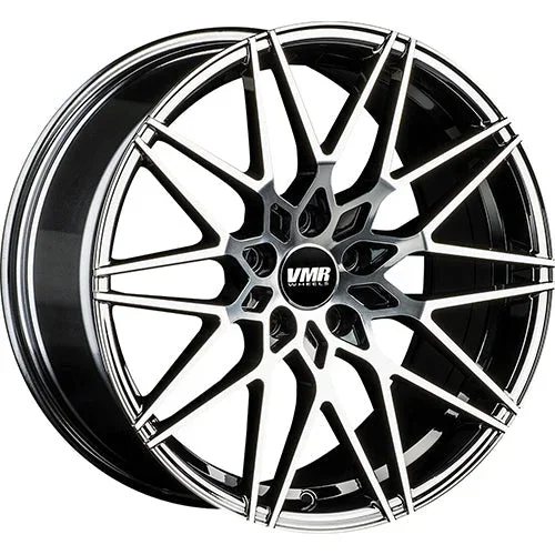 VMR Wheels V801 Gloss Black /w Diamond Cut Machined Spoke Faces 19×9.5 | Blank (V31032)