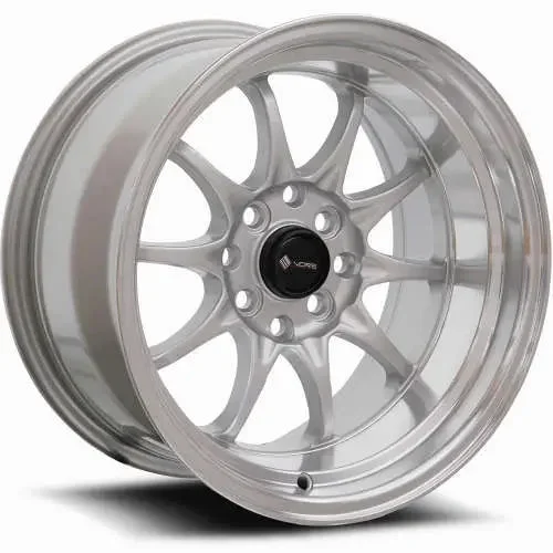 Vors Wheels TR3 Silver w/ Machined Lip 15×8 | 4×100/4×114.3 (TR0315808H0S)
