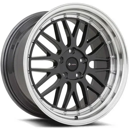 Vors Wheels VR8 Hyperblack w/ Machined Lip 19×9.5 | 5×108 (VR08199551422HB-508)