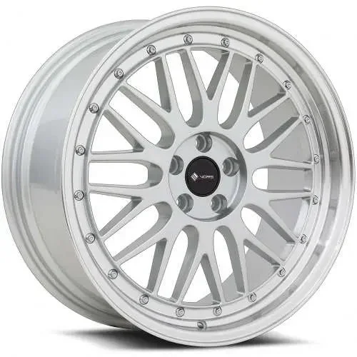 Vors Wheels VR8 Silver w/ Machined Lip 19×9.5 | 5×114.3 (VR08199551435S)