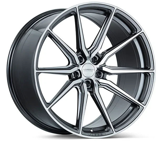 Vossen HF-3 Wheels (19×9.5 / 5×112 / Deep Face / 66.5) [Gloss Graphite Polished or Gloss Black] ET25 / ET35 / ET45 Offset