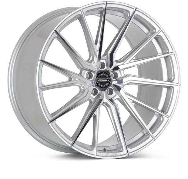 Vossen HF-4T Wheels (22×9 / 5×114.3 / ET32 / Flat Face / 73.1) Silver Polished or Tinted Gloss Black