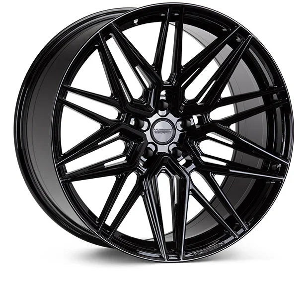 Vossen HF-7 Wheels (23×10.5 / 5×130 / ET21 / Mid Face / 71.6) Gloss Black or Silver Polished