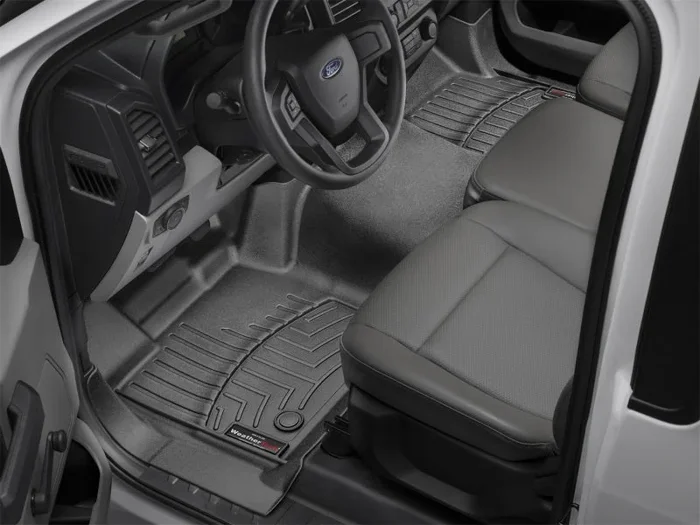 WeatherTech 03-21 Ford Econoline E-Series Front FloorLiners – Black