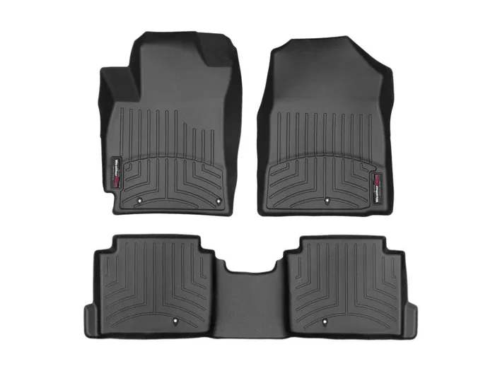 Weathertech 2017+ Hyundai Elantra Front & Rear Floorliners – Black