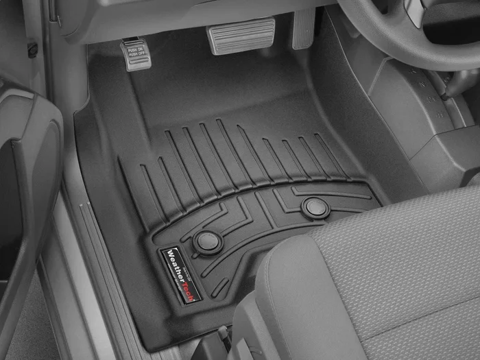 Weathertech 4416581V FloorLiner, DigitalFit® Black Front Fits Vehicles w/Vinyl Floors