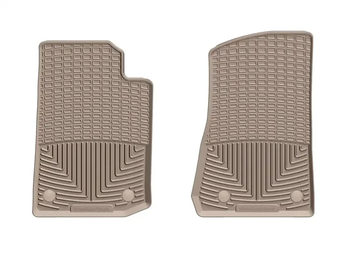Weathertech W475TN All Weather Floor Mats; Tan; Front;