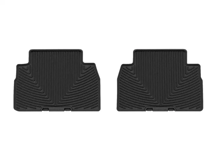 Weathertech W496 All Weather Floor Mats; Black; Rear;