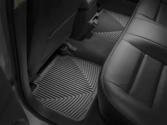 Weathertech W583 All Weather Floor Mats; Black; Rear;