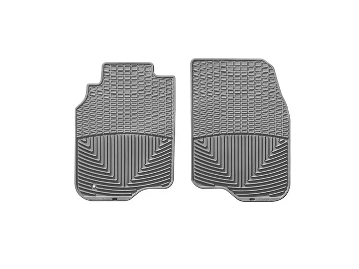 Weathertech W89GR – All Weather Floor Mats Gray Front