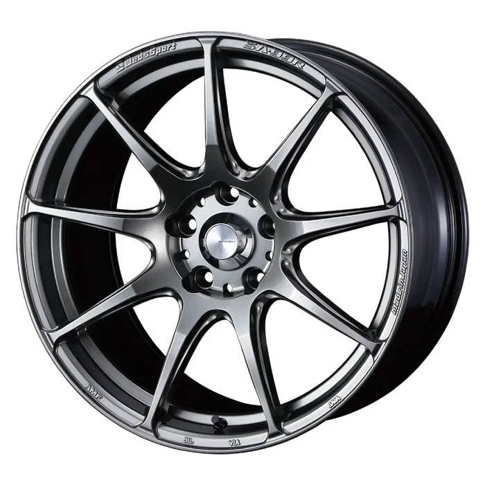 WedsSport SA-99R Platinum Silver Black 18×7.5 | 5×114.3 (73904)