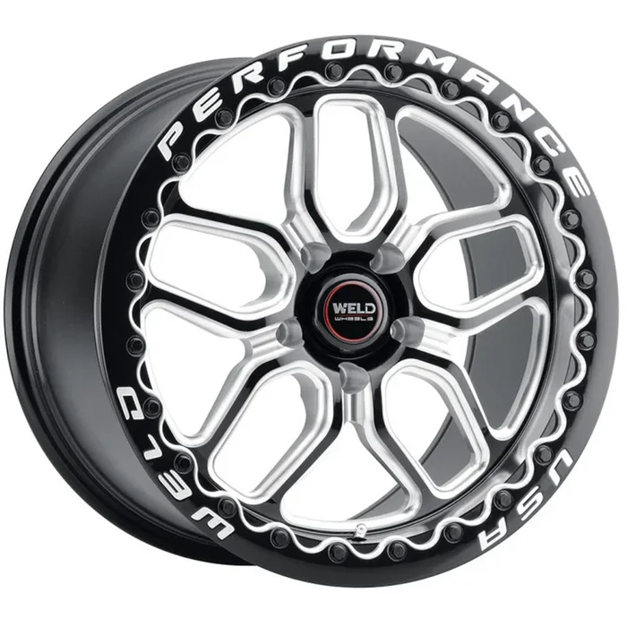 Weld Wheels Laguna Beadlock Gloss Black with Milled Spoke Windows and a Real Beadlock 15×10 | 5×114.3 (S907B0067P25)