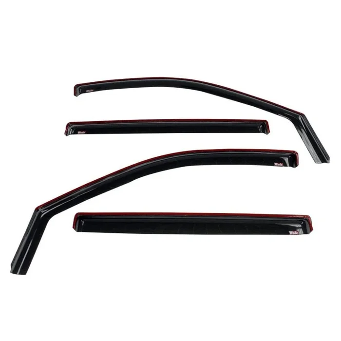 Westin 19-21 Chevy Silverado Crew Cab Pickup In-Channel Wind Deflector 4pc – Smoke