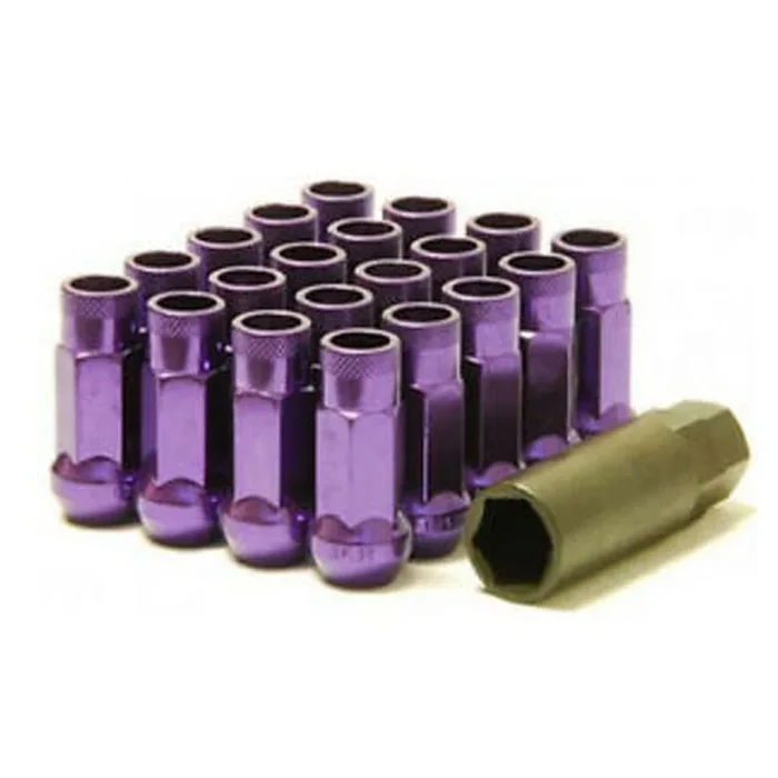 Wheel Mate Muteki SR48 Open End Lug Nuts – Purple 12×1.25 48mm for 09+ Nissan 370Z (whm32905L)