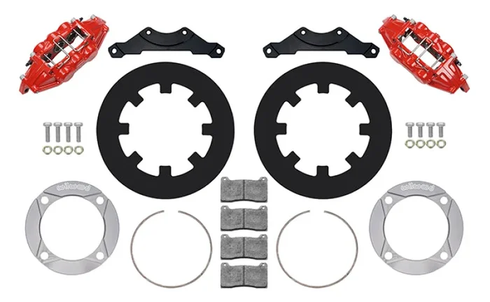Wilwood 2014+ Polaris RZR XP 1000 Rear Kit 11.25in – Red
