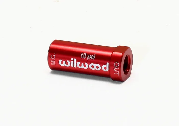 Wilwood Residual Pressure Valve – New Style 10# / Red
