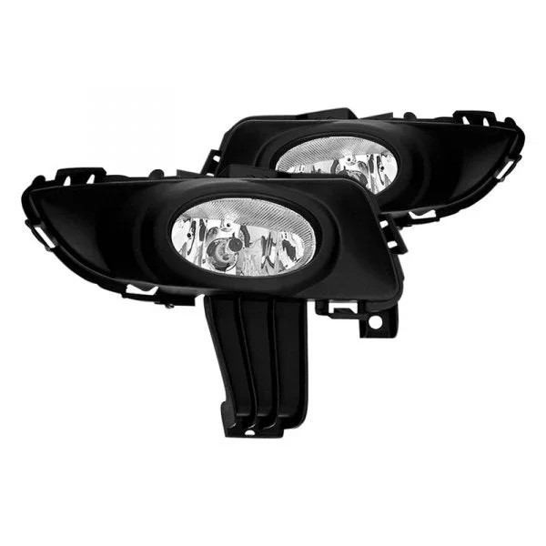 Winjet Fog Lights Mazda3 Hatchback/Sedan (2003-2005) [Wiring Kit Included] Clear