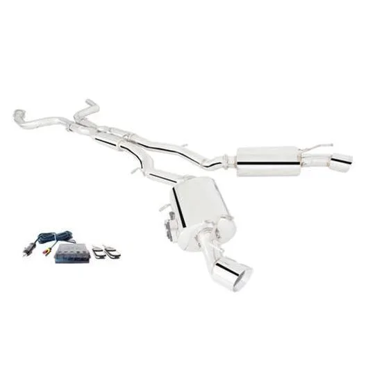 XForce 3 ” Twin Cat-Back Exhaust w/ Varex Mufflers | 2016-2020 Chevrolet Camaro SS (ES-CC16-VMK-CBS)