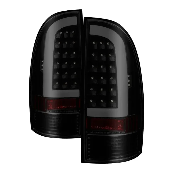 xTune 05-15 Toyota Tacoma (Excl LED Tail Lights) LED Tail Lights – Blk Smk (ALT-ON-TT05-LBLED-BSM)