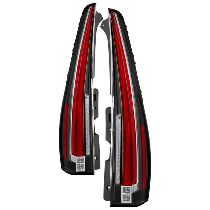 xTune 07-14 Cadillac Escalade Black LED 2in1 Tail Lights – ALT-JH-CAESC07-2IN1LED-BK